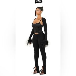 YAGI GIRL - VATO MOON BOW LEGGINGS